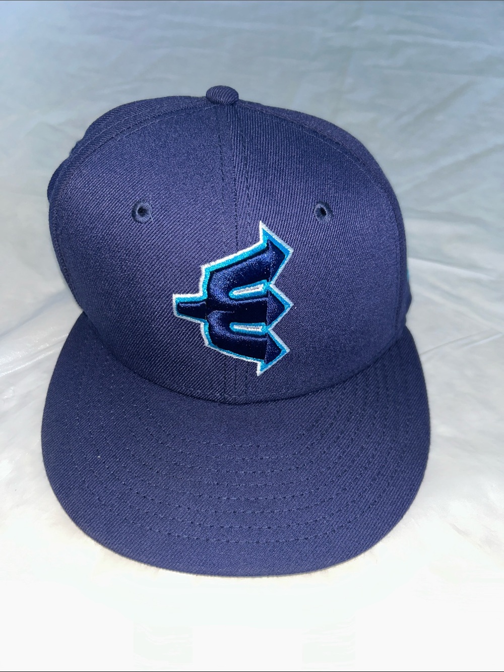 New Era Everett AquaSox Navy Authentic Collection 59FIFTY Fitted Hat 7 1/4